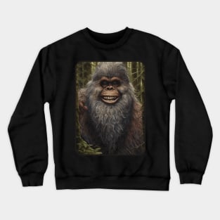 Smiling Bigfoot Crewneck Sweatshirt